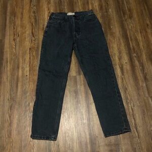 Everlane Jeans Women's 25 The 90s Cheeky Jean Black Button Fly Organic Cotton